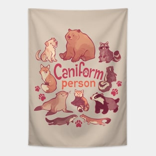 Caniform Person Tapestry