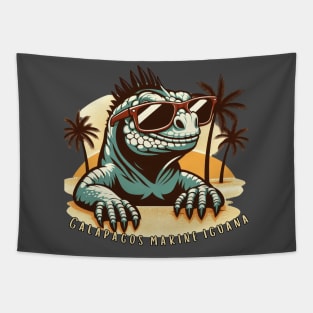 Galapagos marine iguana Tapestry