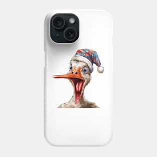 Funny Christmas Goose Face Phone Case