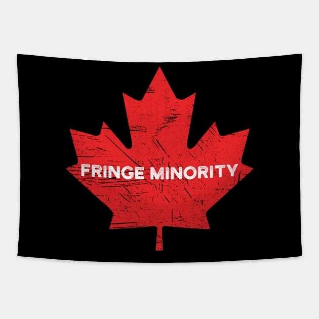 Fringe Minority Canada Trucker Freedom Convoy Tapestry by UNDERGROUNDROOTS