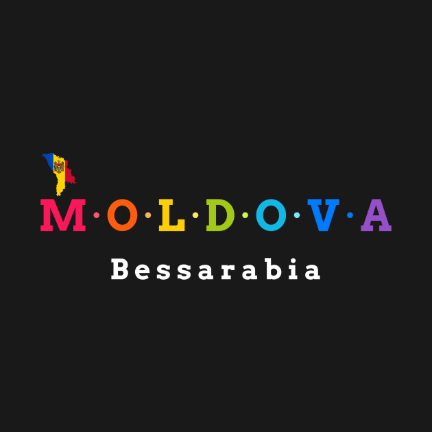 Moldova, Bessarabia. (Flag Version) by Koolstudio