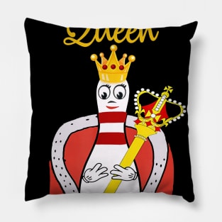 Bowling Queen Funny T shirt For Bowling Lovers Pillow