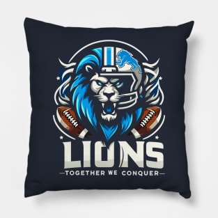 detroit lions Pillow