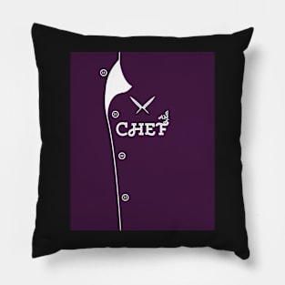 chef aprons funny design by ironpalette Pillow