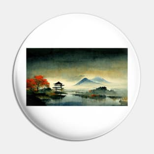 Japan landscape Pin