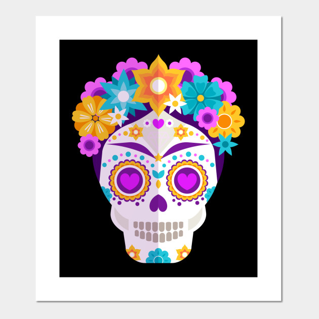 Frida Khalo Catrina Dia De Los Muertos Design Frida Posters And Art Prints Teepublic