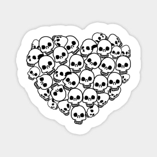 Skull Heart Magnet