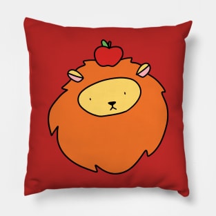 Apple Lion Face Pillow