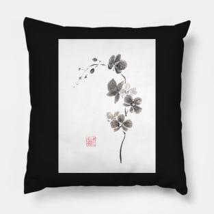 Butterfly orchid Pillow