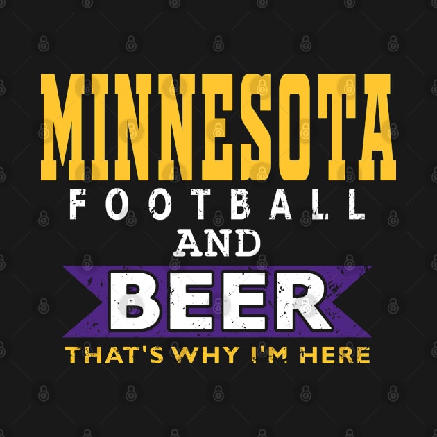 Minnesota Pro Football - Funny Beer by FFFM