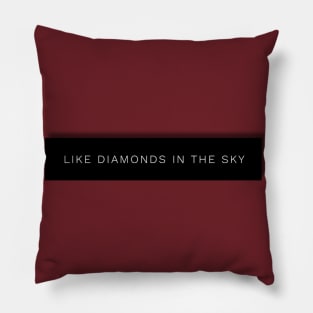 Diamonds in the sky Pillow