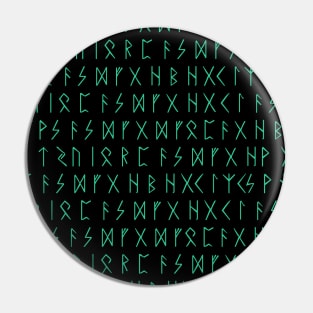 Viking Runes Pin