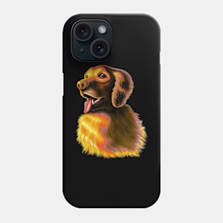 Golden retriever cute dog Phone Case