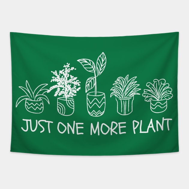 Just One More Plant Tapestry by ThyShirtProject - Affiliate