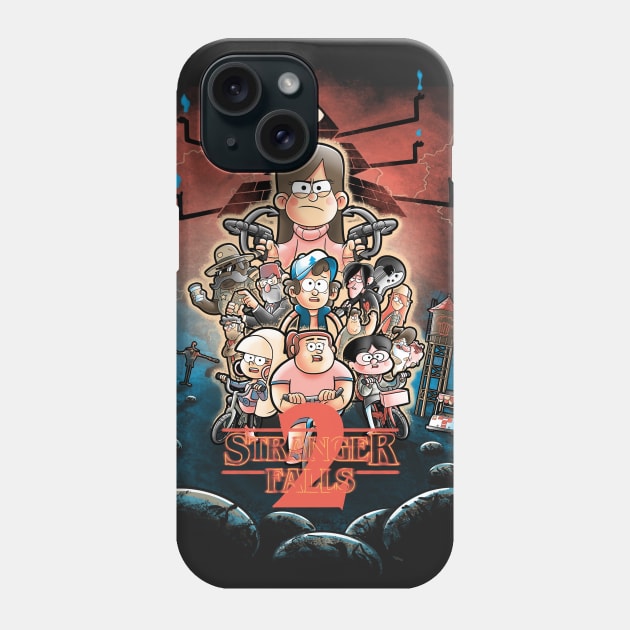 Stranger falls Vol 2 Phone Case by Cromanart