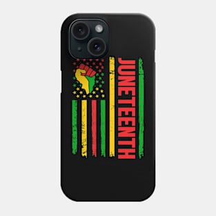 Juneteenth Black History Celebrating Black Freedom 1865 Phone Case