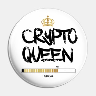 Crypto Queen Loading Pin