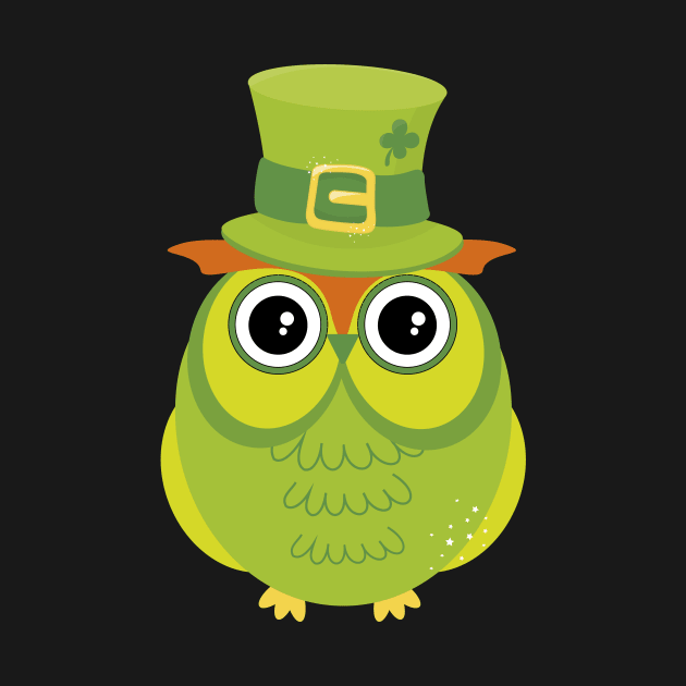 St. Patrick's Day Owl by BK55