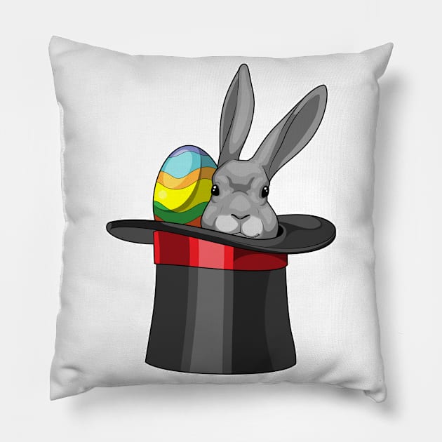 Bunny Easter Easter egg Cylinder Pillow by Markus Schnabel