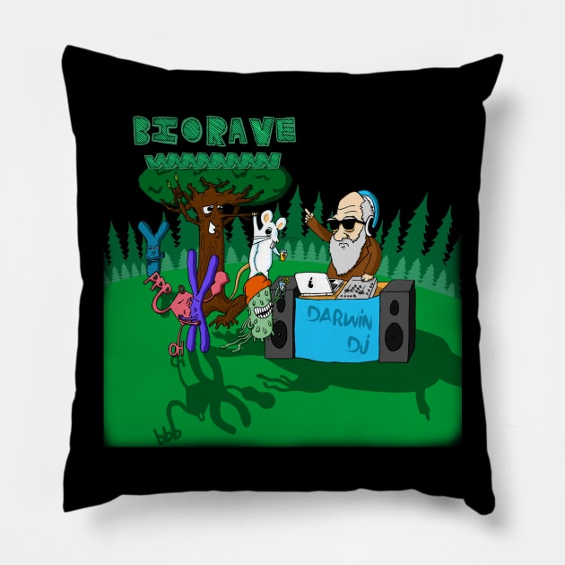 BioRave Pillow by lleganyes