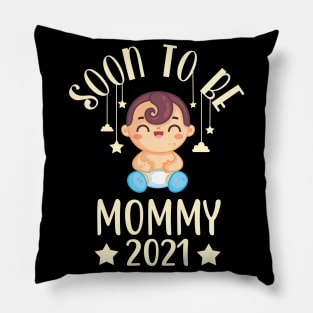 Baby Birth Mom 2021 Pregnancy Announcement Gifts Pillow