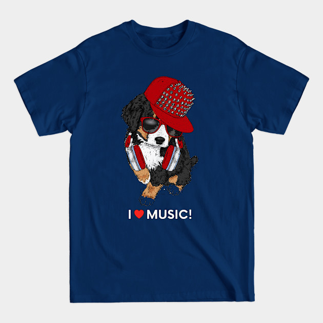 Discover I Love Music 02 - Dogs - T-Shirt