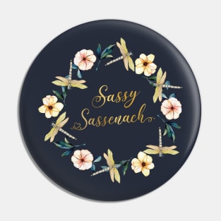 Sassy Sassenach Floral Pin