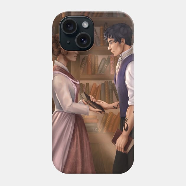 Will & Tessa Phone Case by Arts of Kae