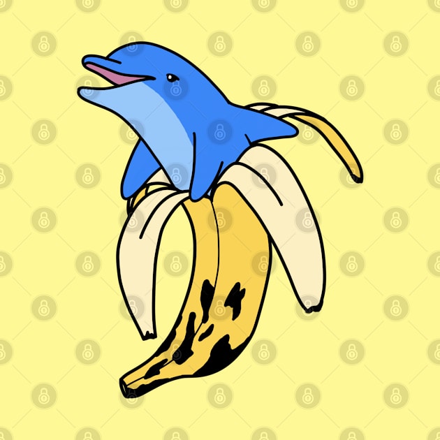 Dolphin Banana by Alure Prints