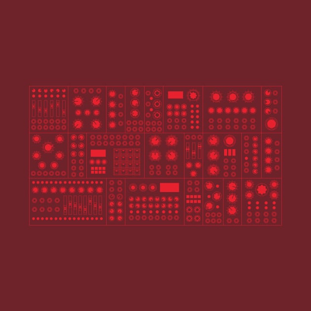 Modular Synthesizer 2 Red by Atomic Malibu