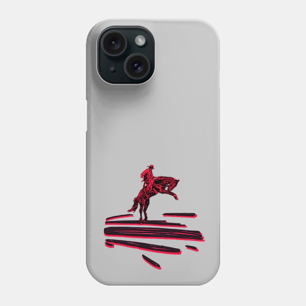 Wild Saddle 2 Phone Case by Horsemansrodeo