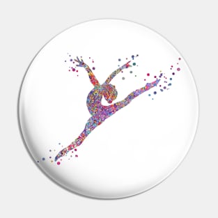 Gymnastics girl Pin