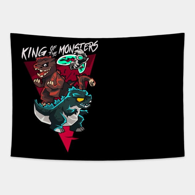 King of the Monsters Tapestry by lolo_aburto