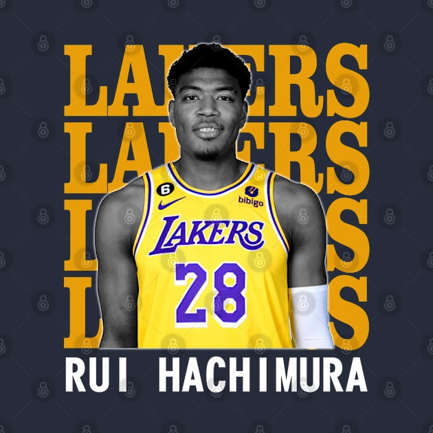 Los Angeles Lakers Rui Hachimura by Thejockandnerd