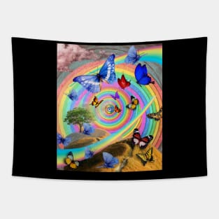 THE BUTTERFLY HOLE Tapestry