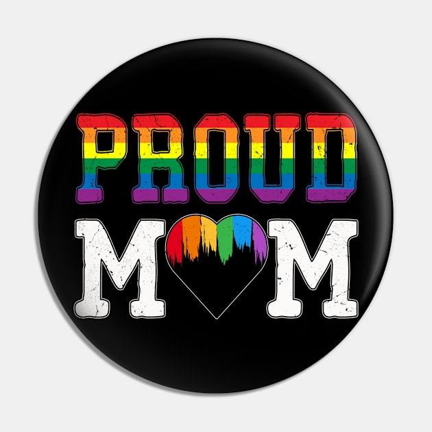 Proud mom lgbt Pin by Leosit