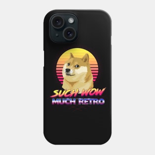 Such Wow, Much Retro. Phone Case