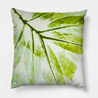 Nature Eco Leaf Print Pillow