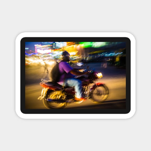 Bangalore Motorbike Magnet by Sampson-et-al