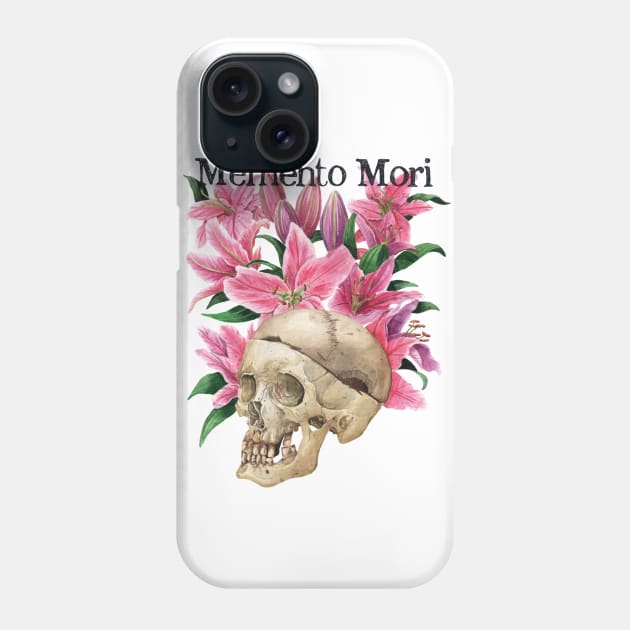 Memento Mori Phone Case by Studio Mootant