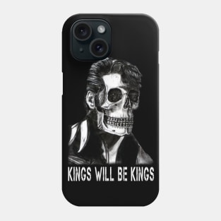 Kings will be Kings Halloween Skull Phone Case