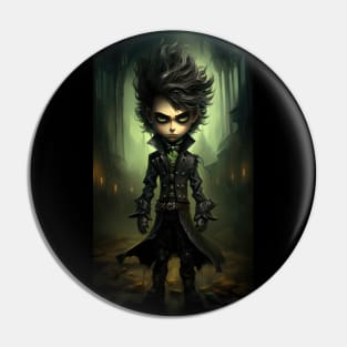 Goth Boy Pin