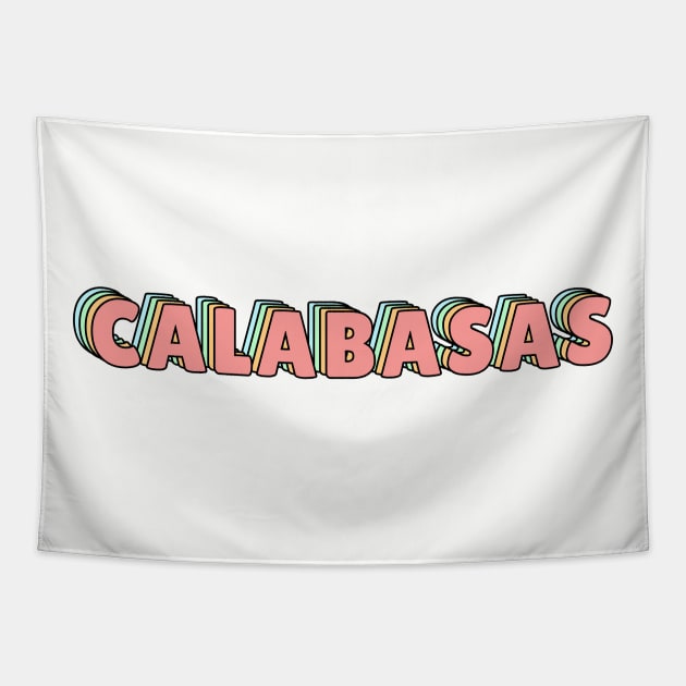 CALABASAS PASTEL Tapestry by lukassfr