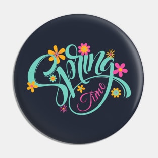 Blue Spring time Pin