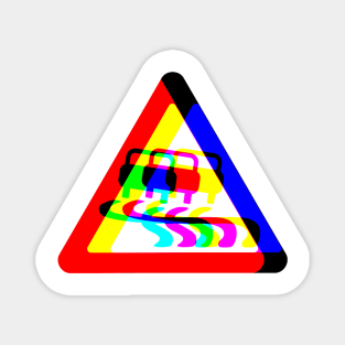 Psychedelic Slippery When Wet Magnet