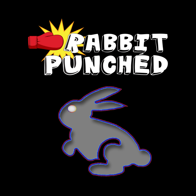 Neon Gray Rabbit of the Future With the shows title by RabbitPunched