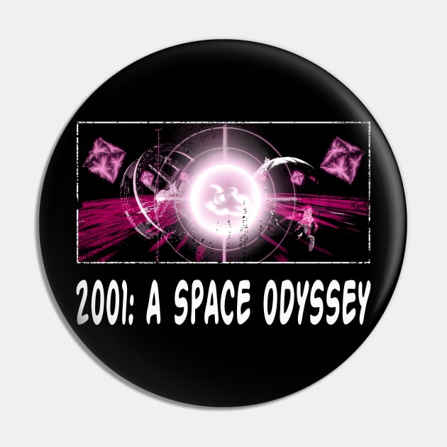 HAL 9000 Style A Space Odyssey Iconic AI Graphic T-Shirt Pin by RonaldEpperlyPrice