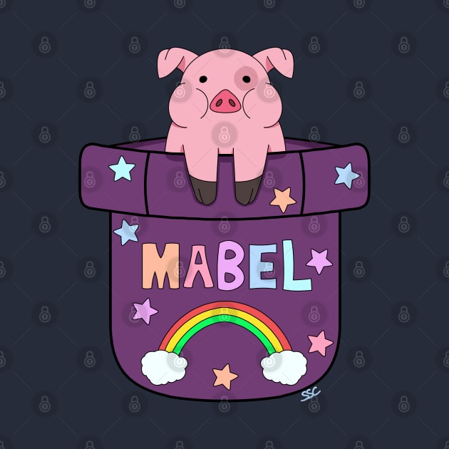 Mabel's Pocket Pig by SpectreSparkC