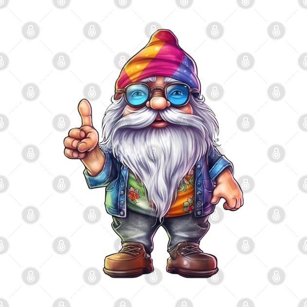 Hippie Gnome #11 by Chromatic Fusion Studio