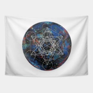 Metatron's Cube Tapestry